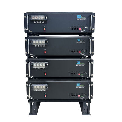 ราคาดี แบตเตอรี่ Lifepo4 แบบซ้อนได้ 51.2V 100Ah แบตเตอรี่แบบชาร์จไฟได้อายุการใช้งานยาวนาน เหมาะสำหรับยานยนต์ไฟฟ้า พลังงานแสงอาทิตย์ และระบบสำรองไฟ ออนไลน์
