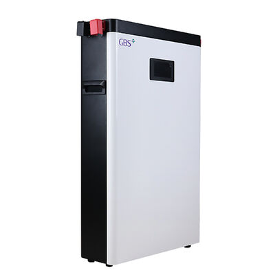 ราคาดี แบตเตอรี่ลิเธียมไอออนฟอสเฟตสำหรับโซลาร์เซลล์ GBS รับประกัน 5 ปี 6000 รอบการชาร์จ/ดิสชาร์จ แบบแยกส่วน 51.2V 200Ah 5-10kW ติดผนัง พร้อมการสื่อสาร CAN ออนไลน์
