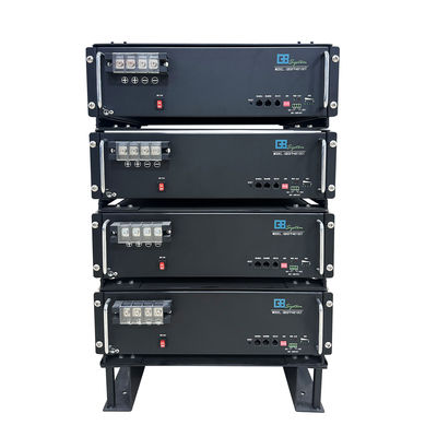 ราคาดี ชุดแบตเตอรี่ LiFePO4 แบบวางซ้อนได้ขนาด 5KWh แบตเตอรี่ลิเธียม 51.21V 100Ah สำหรับจัดเก็บพลังงานในครัวเรือน ออนไลน์
