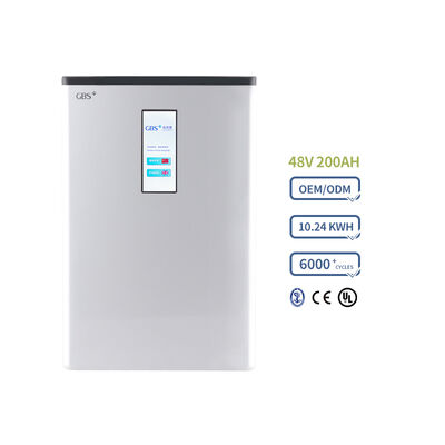 ราคาดี แบตเตอรี่ลิเธียมไอออนฟอสเฟต Lifepo4 ติดผนัง 51.2v 48v 100ah 200ah สำหรับเก็บพลังงานแสงอาทิตย์ในบ้าน 10Kwh พร้อมใบรับรอง CE UL ออนไลน์